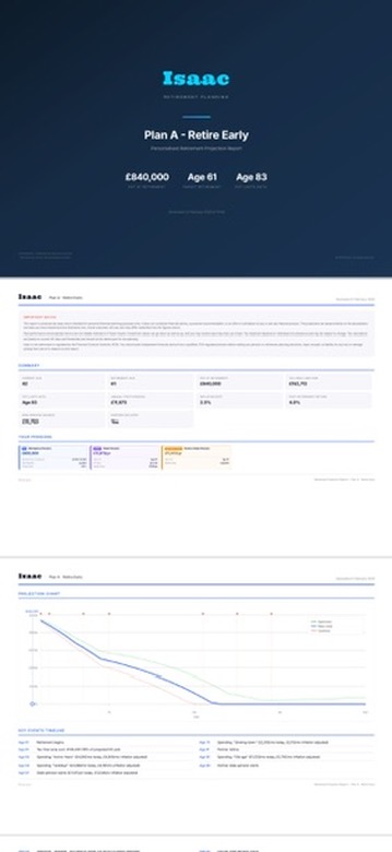 Isaac PDF report export